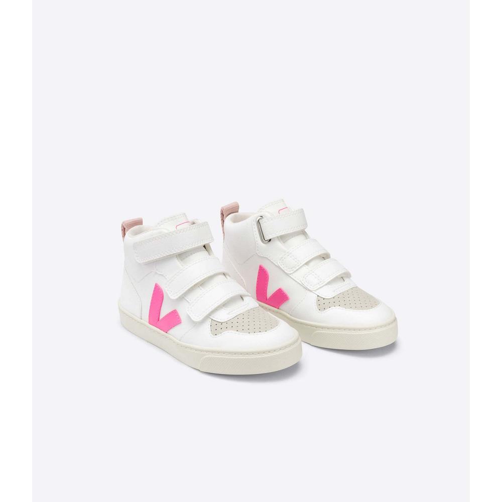 Inalti Copii Veja V-10 MID CWL White/Pink | RO 703SGL